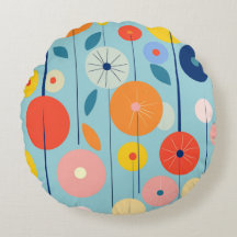 Gemini a dit Coussin Cercle Jardin Rétro Atomique