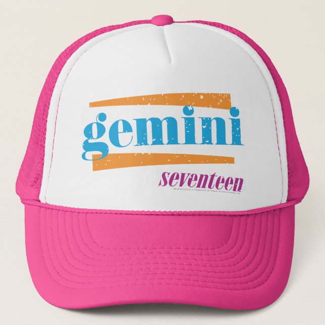 Gemini Aqua Trucker Hat (Front)