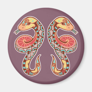 Gemini Astrological Sign Magnet