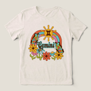 Gemini astrology birth sign zodiac butterfly twins Tri-Blend shirt