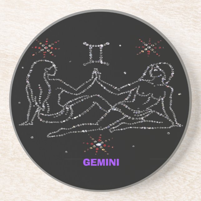 Gemini Astrology Coaster (Front)