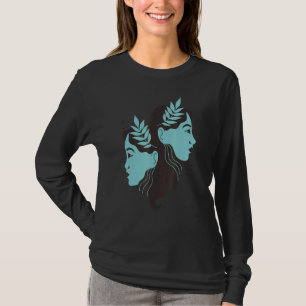 Gemini Astronomy Astrology Horoscope Zodiac Women T-Shirt