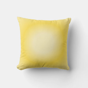Gemini Aura Gradient, Gemini Zodiac, Yellow Aura Throw Pillow