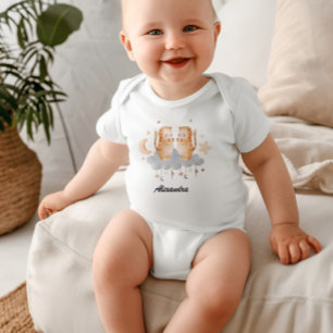 Gemini Baby: Twins' Delight Customizable Baby Bodysuit