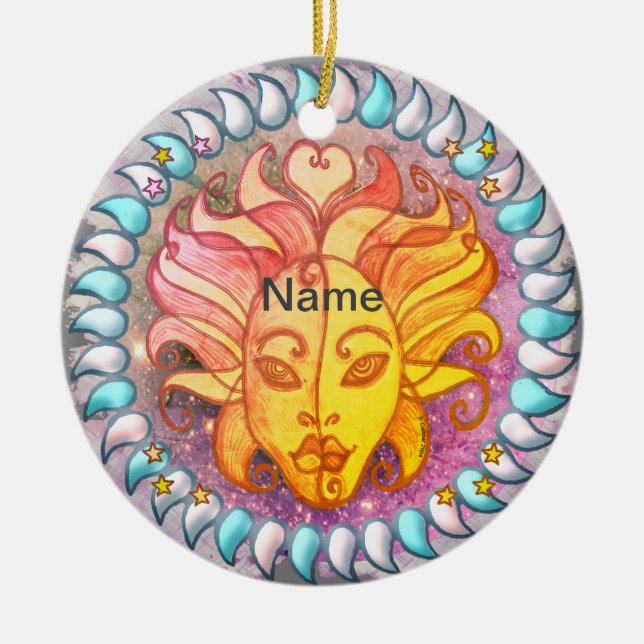 Gemini Birthday ornaments (Front)