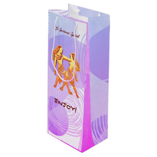 Gemini Birthday - Wine Gift Bag