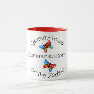 Gemini Butterfly Twins Mug