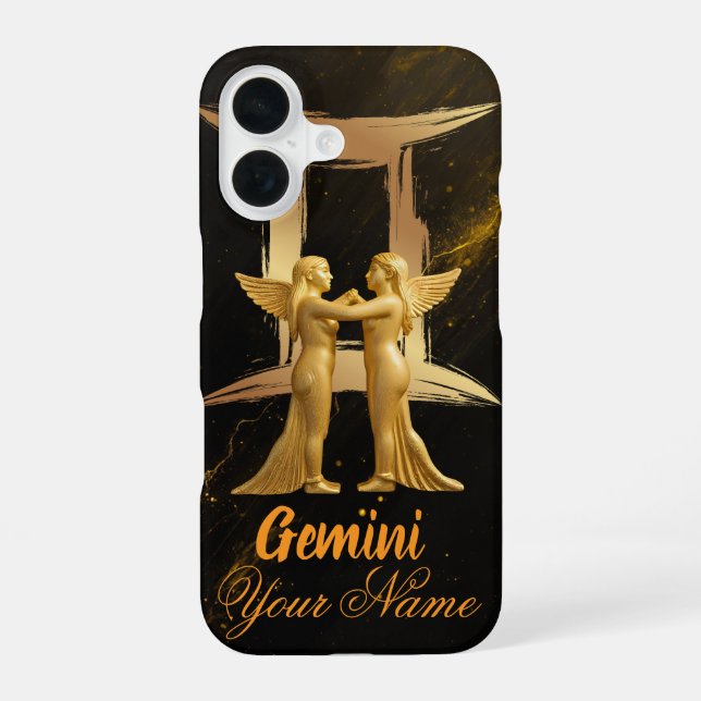 Gemini Case-Mate Barely There iPhone 16 Case (Back)