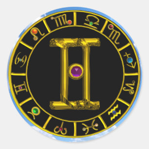 GEMINI CLASSIC ROUND STICKER