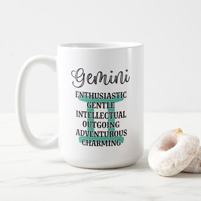 Gemini Coffee Mug (With Donut)