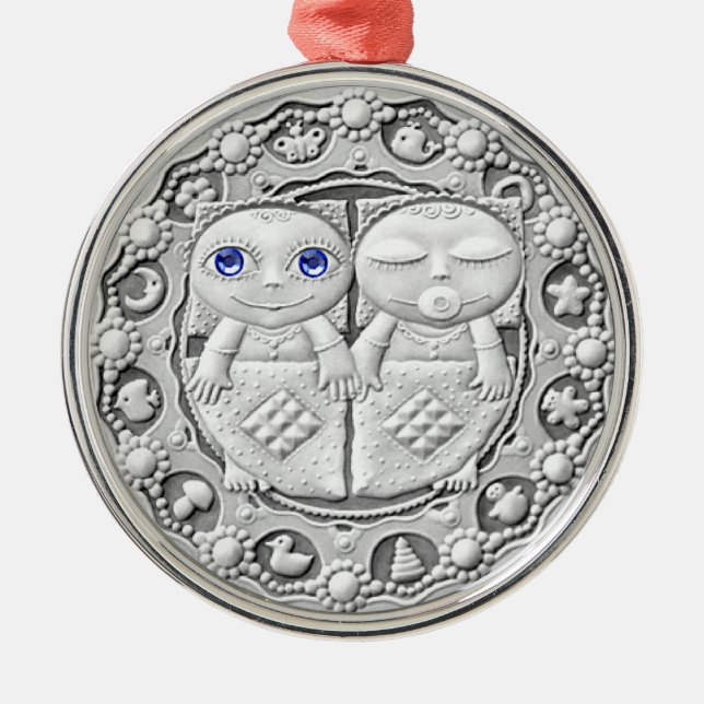 Gemini Coin premium ornament (Front)