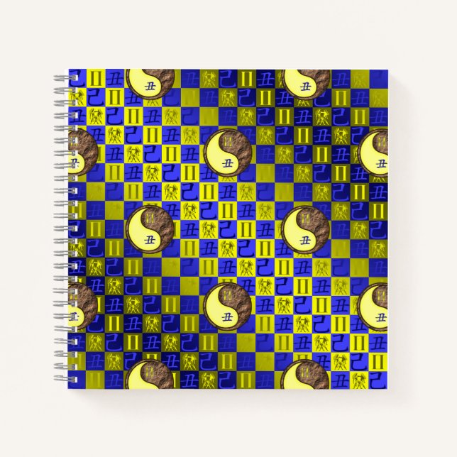 Gemini & Earth Ox Notebook (Front)