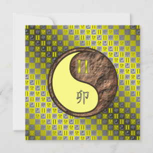 Gemini & Earth Rabbit Card