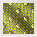 Gemini & Earth Rabbit Jigsaw Puzzle<br><div class="desc">For those born under the sign of Gemini in the Year of the Earth Rabbit.</div>