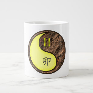 Gemini & Earth Rabbit Large Coffee Mug