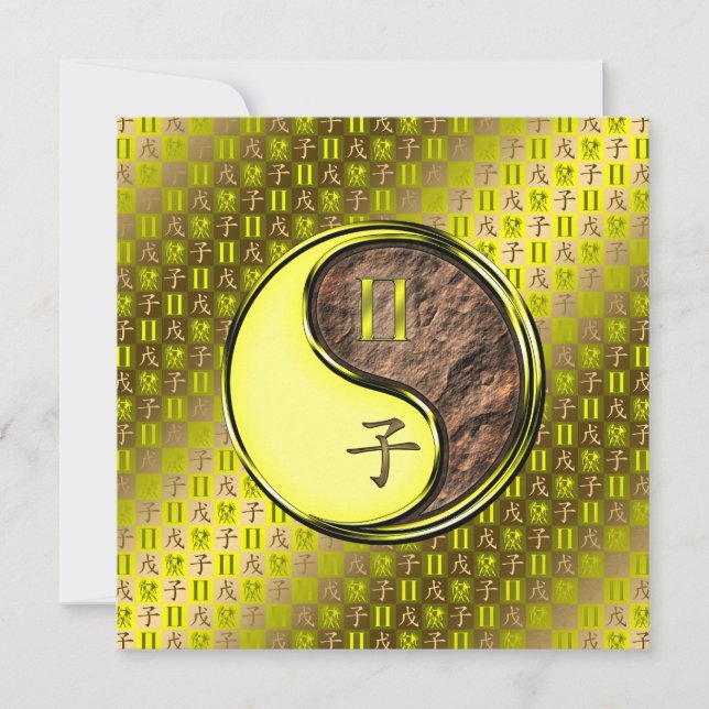 Gemini & Earth Rat Card (Front)