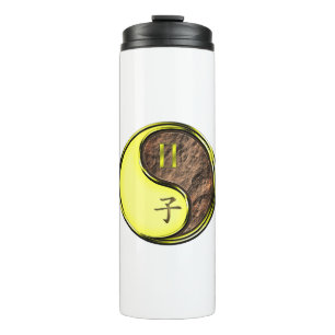 Gemini & Earth Rat Thermal Tumbler