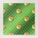 Gemini & Fire Dog Jigsaw Puzzle<br><div class="desc">For those born under the sign of Gemini in the Year of the Fire Dog.</div>