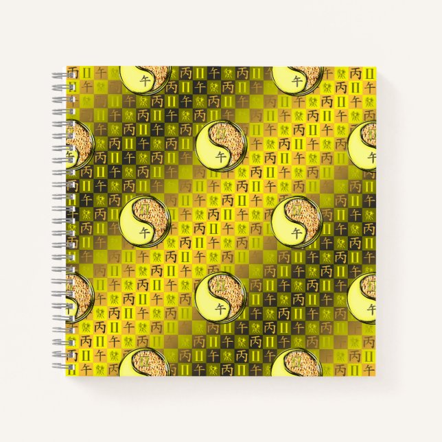 Gemini & Fire Horse Notebook (Front)