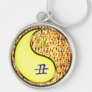 Gemini & Fire Ox Keychain