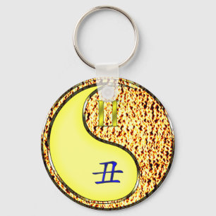 Gemini & Fire Ox Keychain