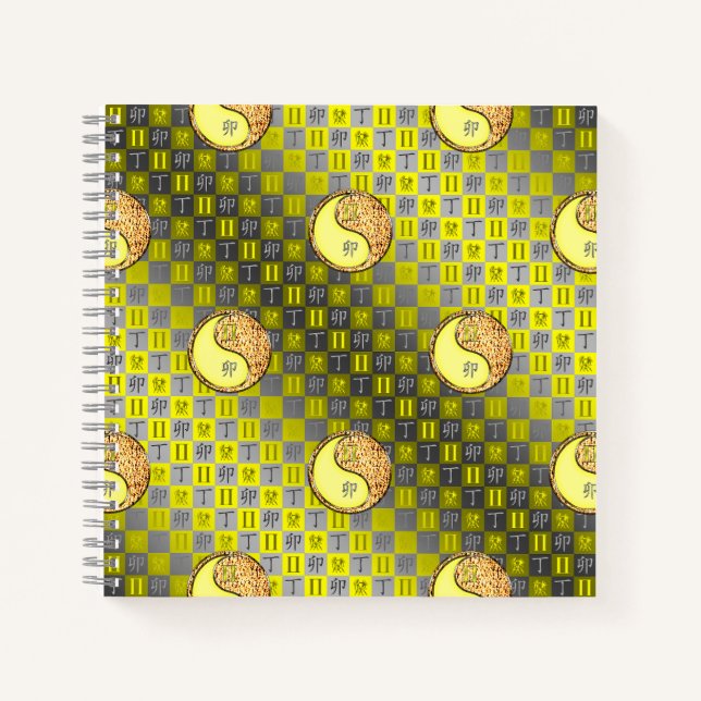 Gemini & Fire Rabbit Notebook (Front)