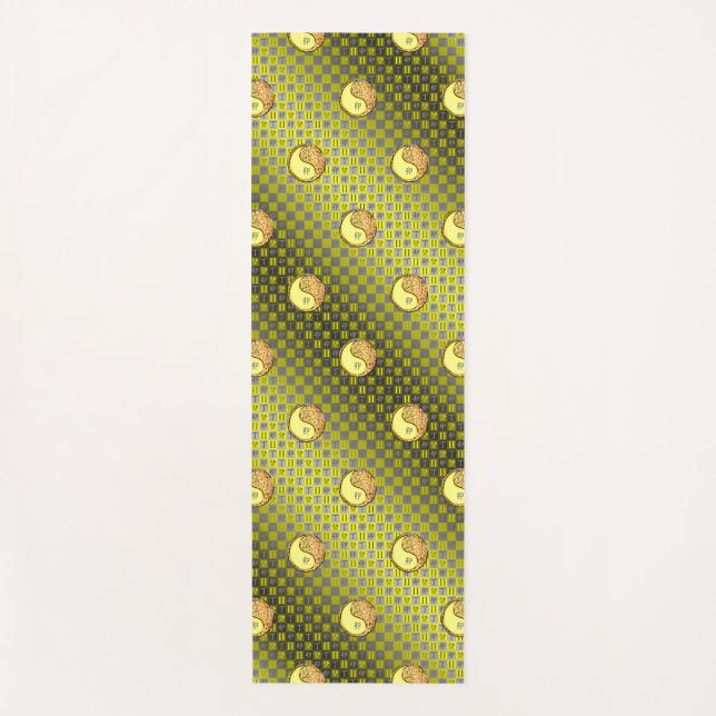 Gemini & Fire Rabbit Yoga Mat (Front)