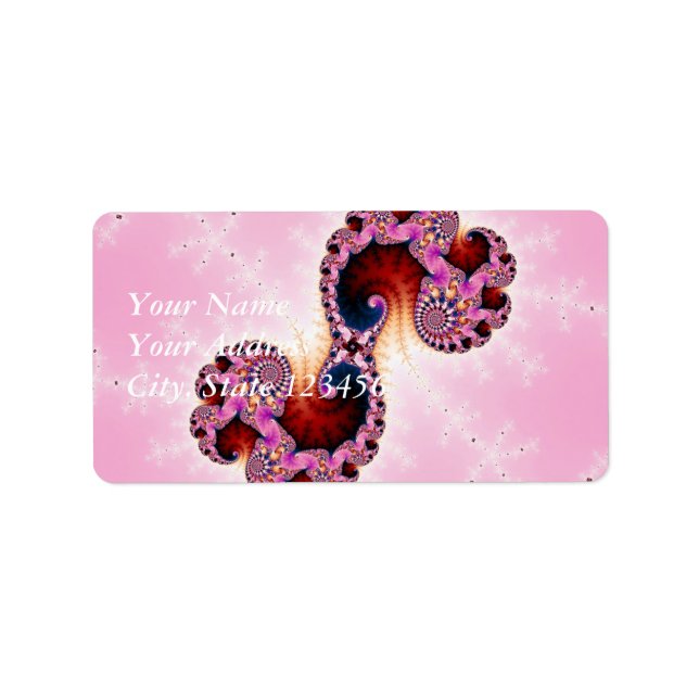 Gemini Fractal Art Label (Front)