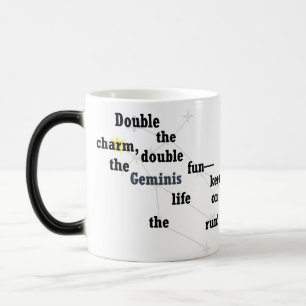 Gemini Fun & Inspiring Design for Daily Use & Gift Magic Mug