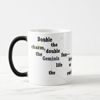 Gemini Fun & Inspiring Design for Daily Use & Gift Magic Mug