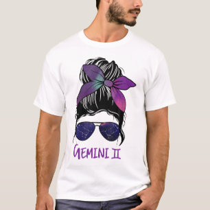 Gemini Girl Birthday Gemini woman Zodiac T-Shirt