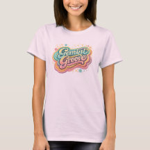 Gemini Groove | T-Shirt Astrologie Rétro Zodiaque