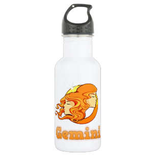 Gemini illustration 532 ml water bottle