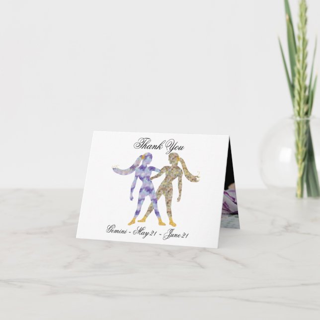 Gemini Impressionniste Peinture Style & Or Merci Y (Devant)