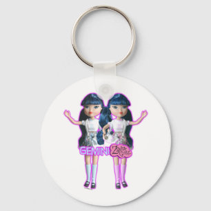 Gemini Keychain