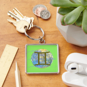Gemini Keychain