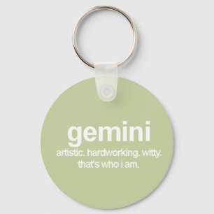 GEMINI KEYCHAIN