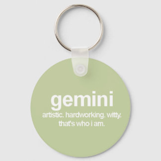 GEMINI KEYCHAIN