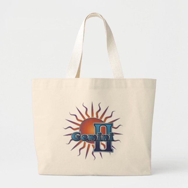 Gemini Large Tote Bag (Front)