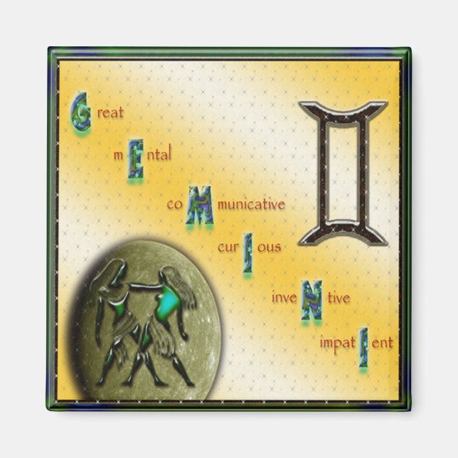 GEMINI MAGNET (Devant)