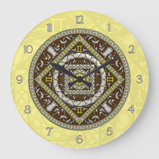 Gemini Mandala Clock (Front)