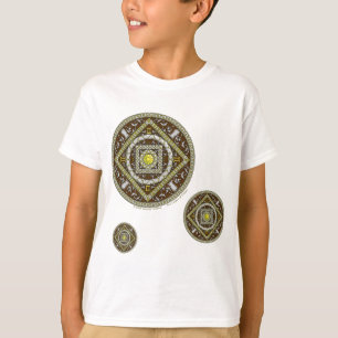 Gemini Mandala Kid's and Baby Light Shirt