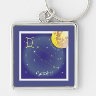 Gemini May 21 to June 21 Schlüsselanhänger Keychain