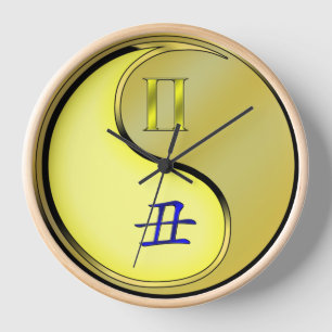 Gemini & Metal Ox Clock