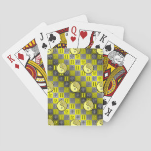 Gemini & Metal Rabbit Playing Cards