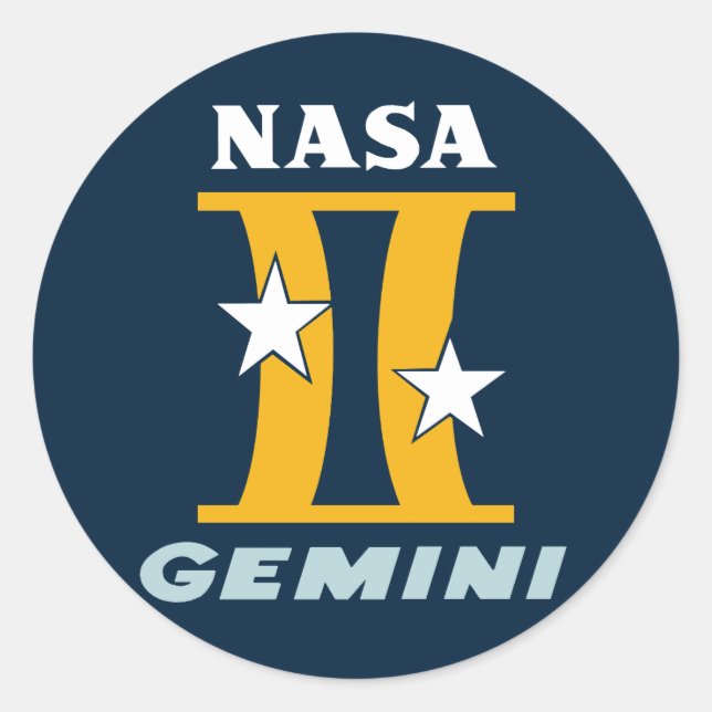 Gemini Mission Sticker (Front)