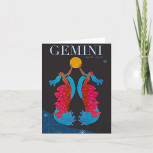Gemini Note Card