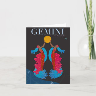 Gemini Note Card