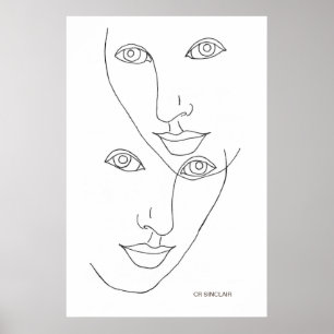 "GEMINI" par CR Sinclair Poster