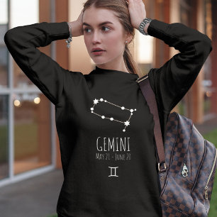 Gemini Personalized Zodiac Constellation Sweatshirt